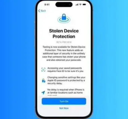牟平苹果授权维修店分享被盗设备保护功能开启方法 