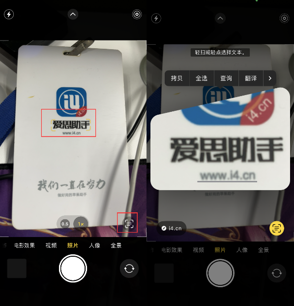 牟平苹果手机维修分享升级iOS 16后如何通过相机翻译文本 