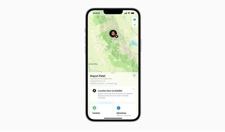 牟平苹果14维修分享iPhone14系列中 FindMy功能通过卫星分享位置方法教程 