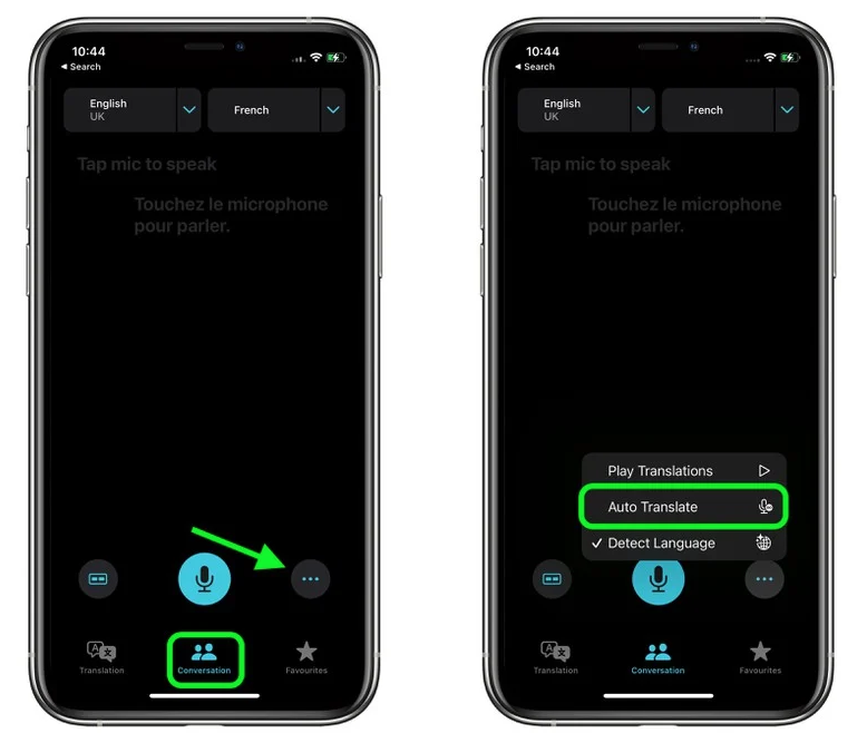 牟平苹果手机维修分享iOS 15 “翻译” App 新改进 